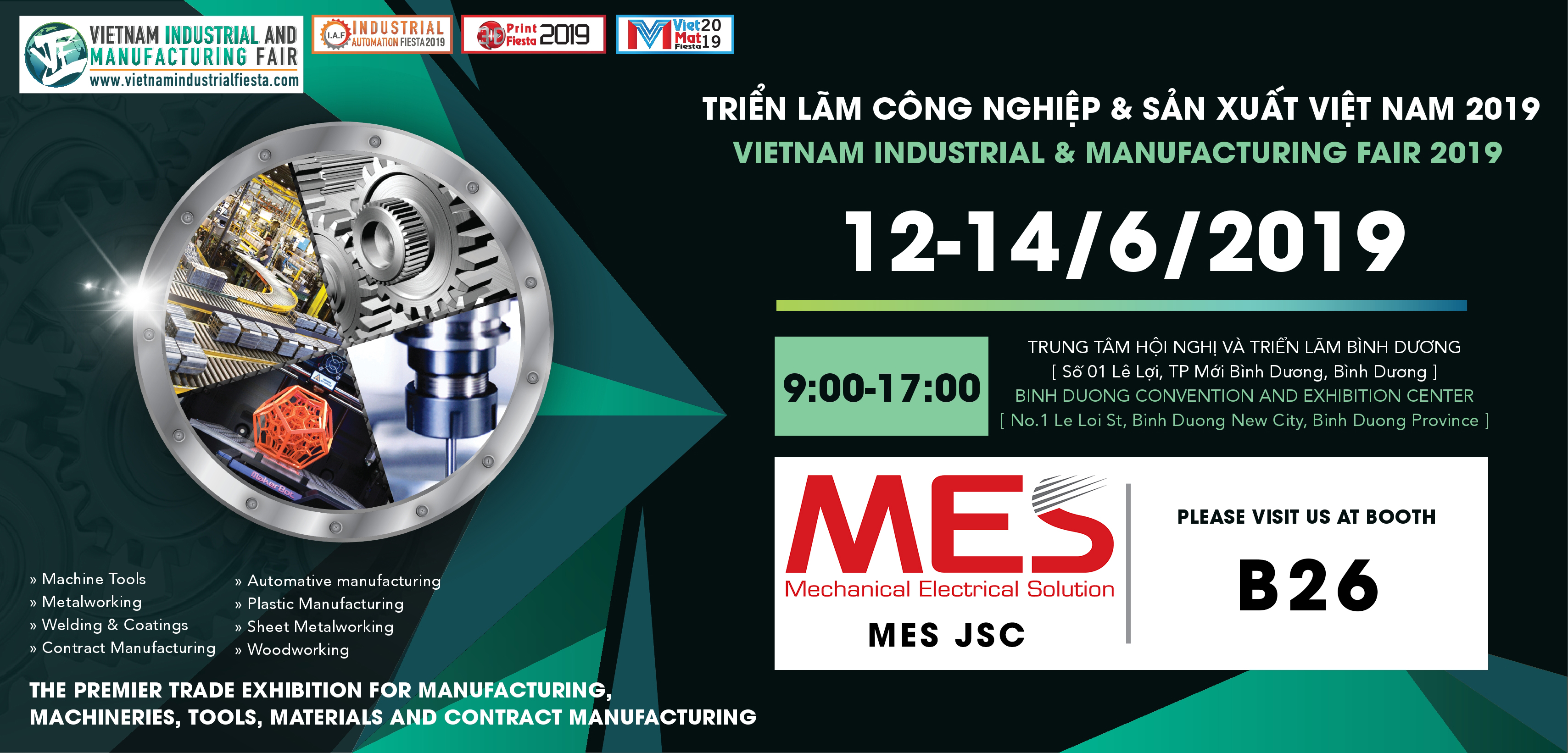 Triển lãm công nghiệp và sản xuât Việt Nam 2019
